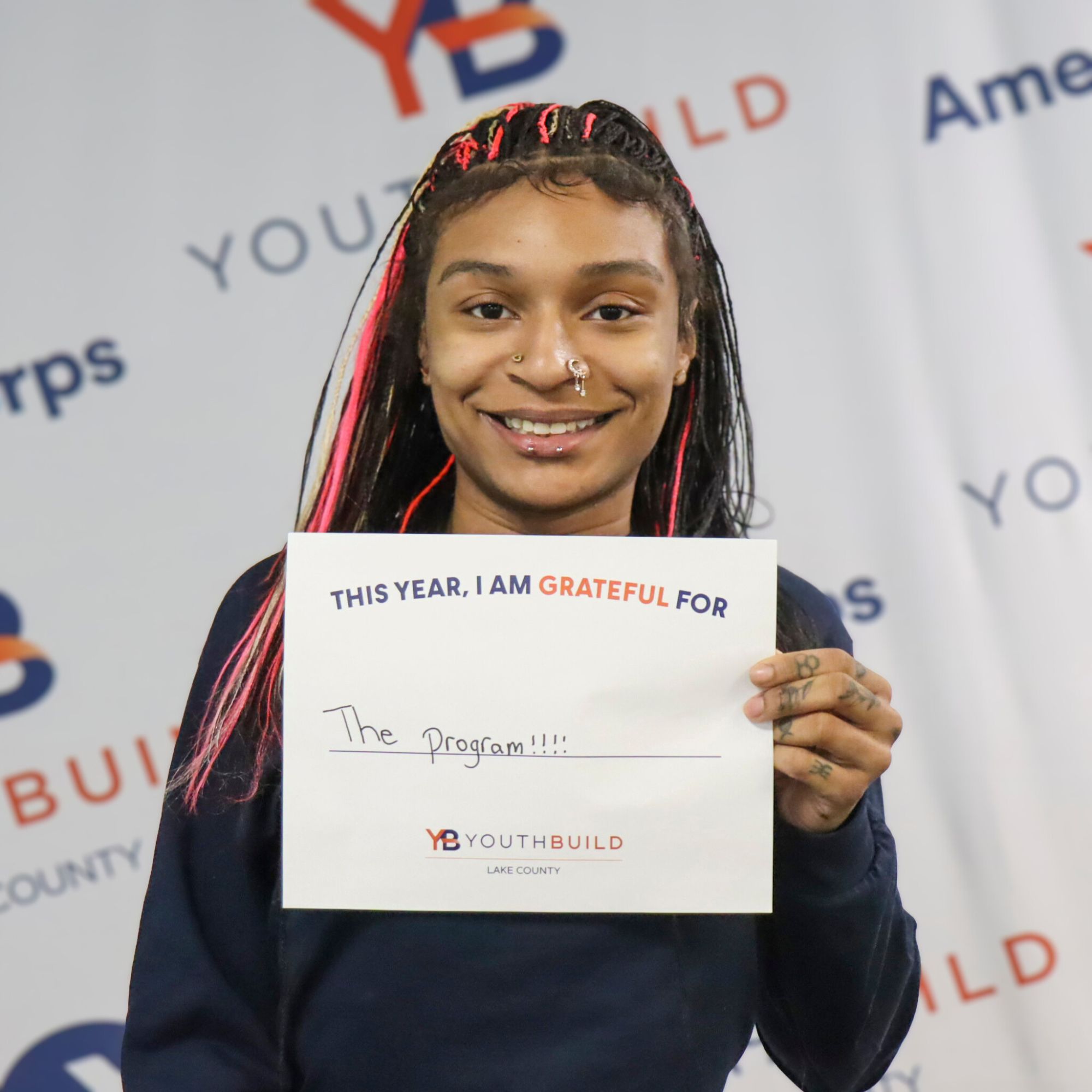 Young woman in a YBLC’s Annual Appeal event