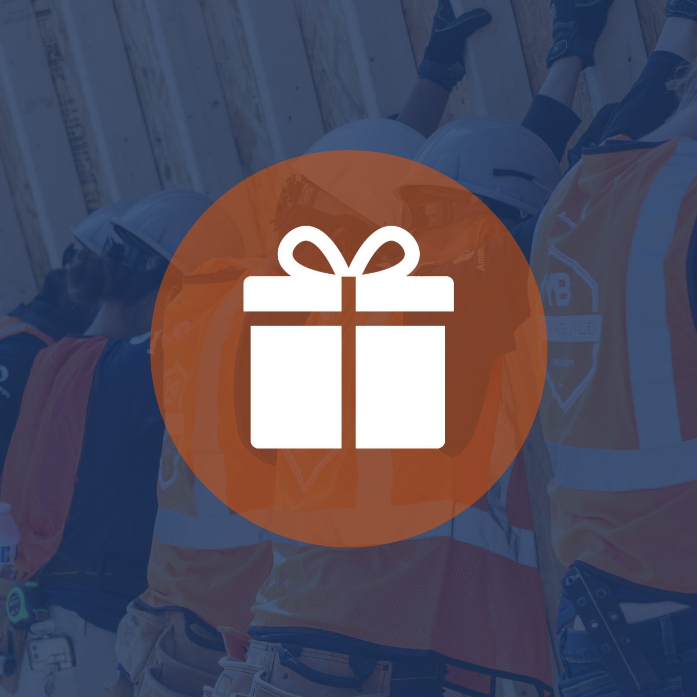 Gift Box icon with YBLC background