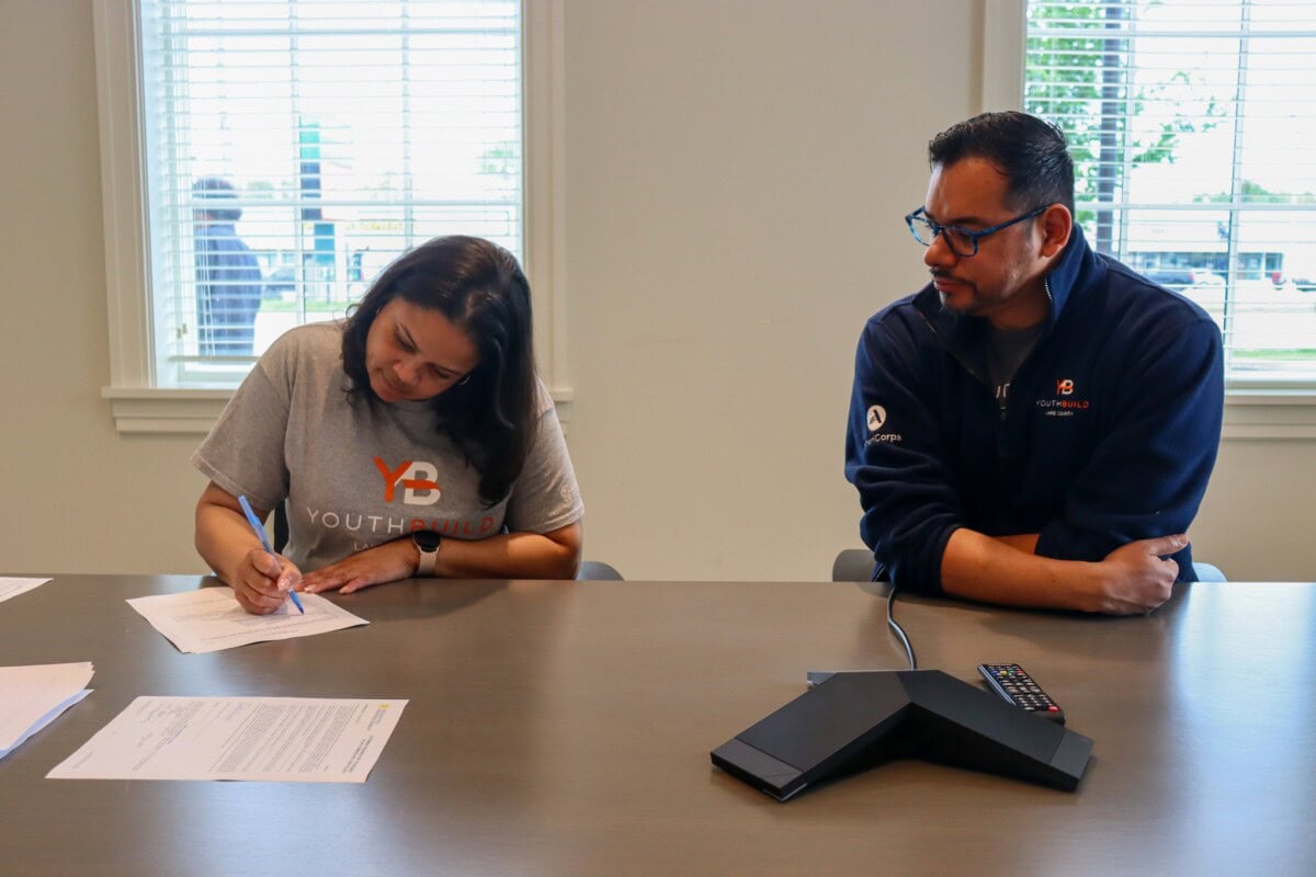 YBLC's personal going through Pre-Campaign Planning of the Transforming Futures Capital Campaign